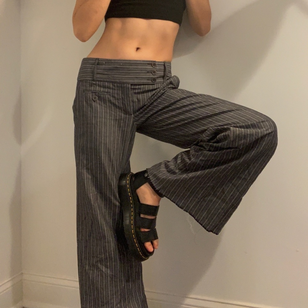 BCBG Maxazria suit pants, size 0, gray
